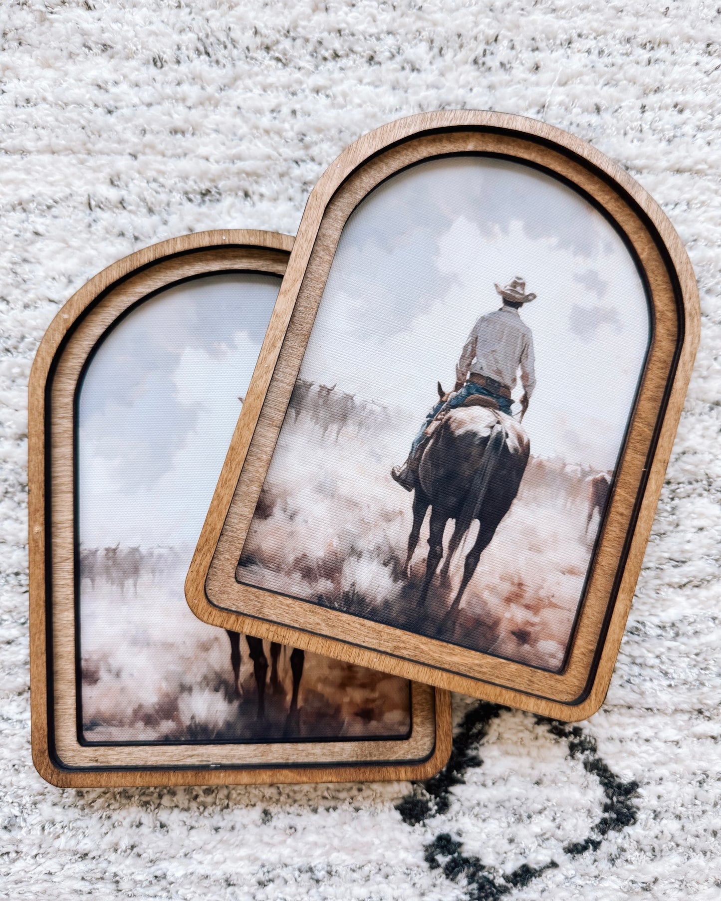 Cattle Drive Framed Art