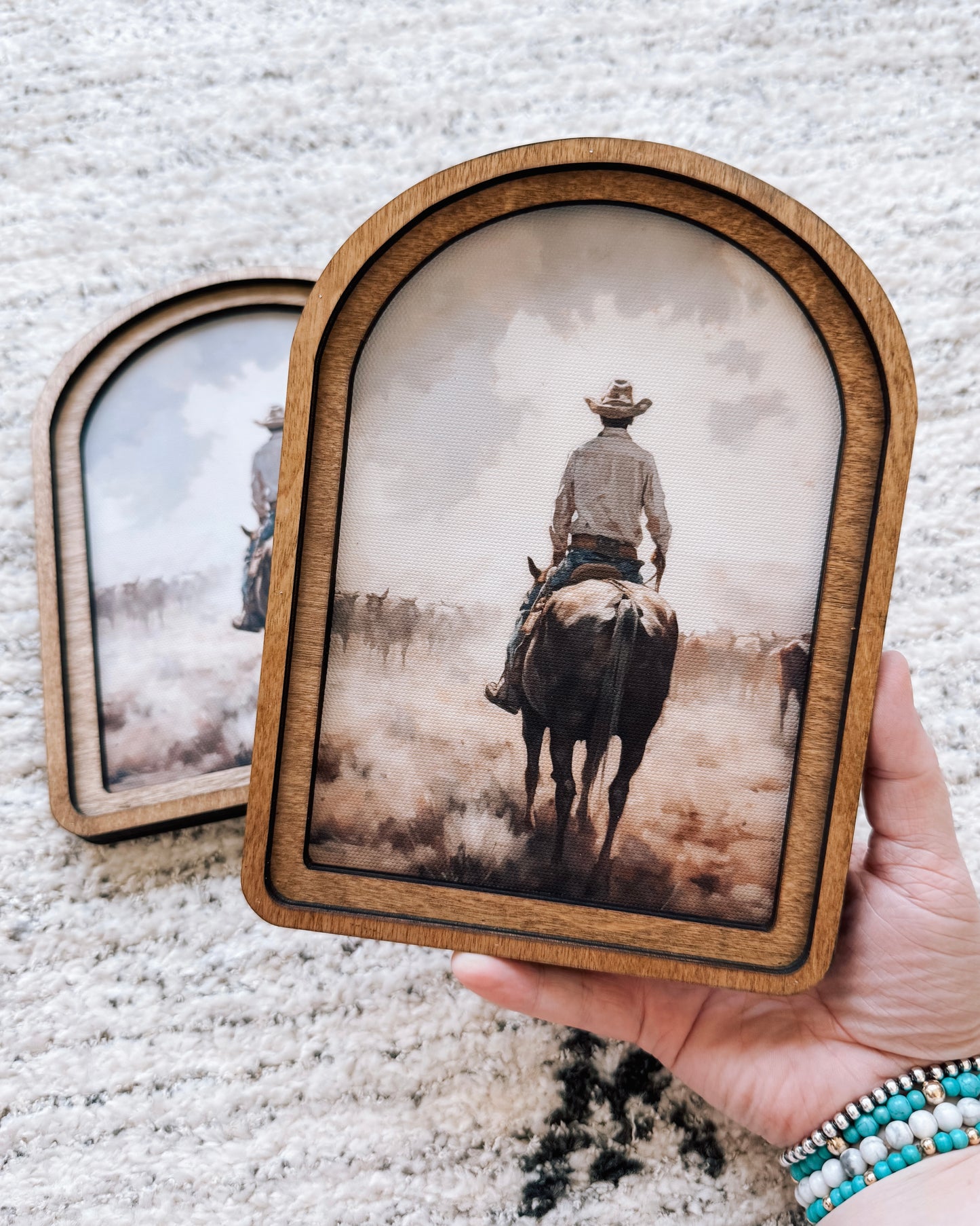 Cattle Drive Framed Art