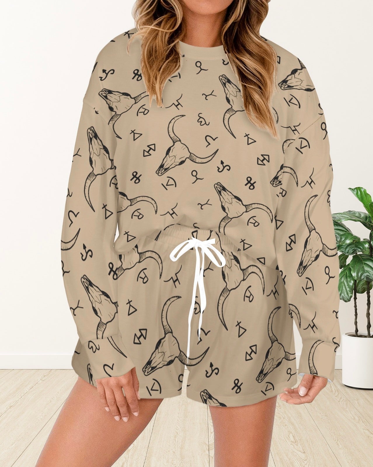 Cattle Brands Longsleeve Lounge Set