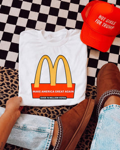 MAGA McDons Crewneck or Tee