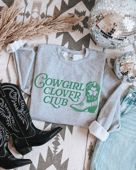 Cowgirl Clover Club Crewneck