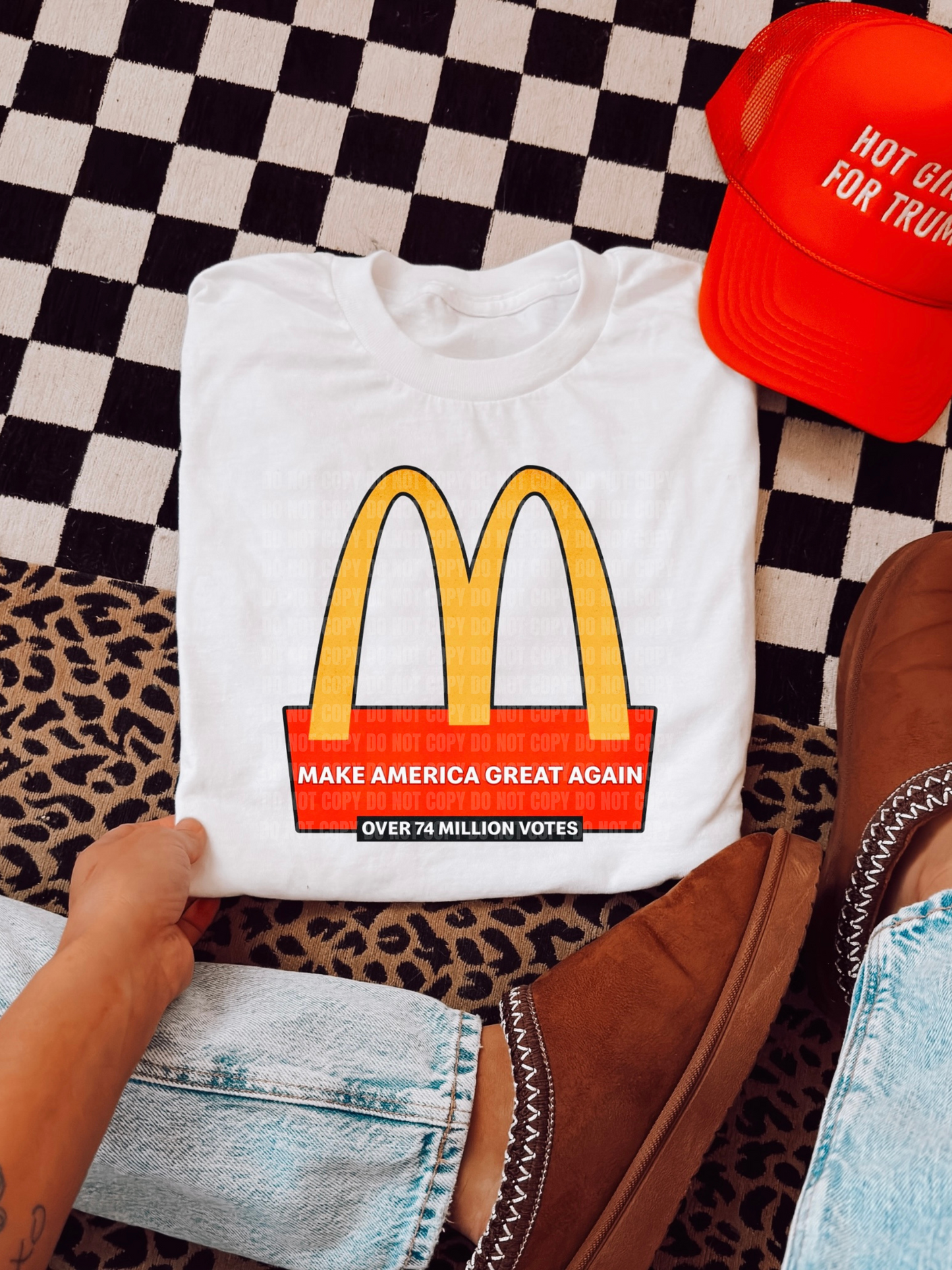 MAGA McDons Crewneck or Tee