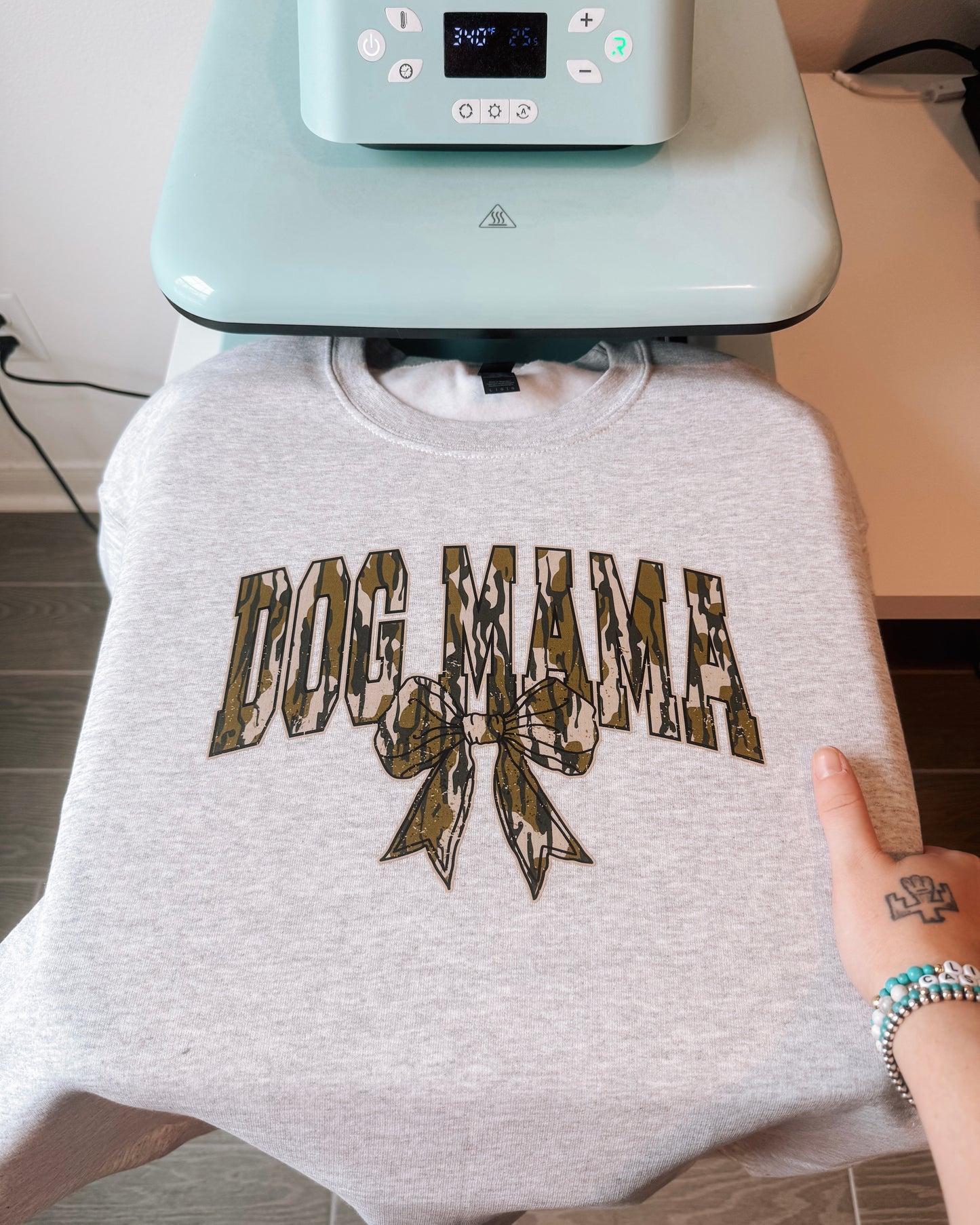 Camo Dog Mama Crewneck